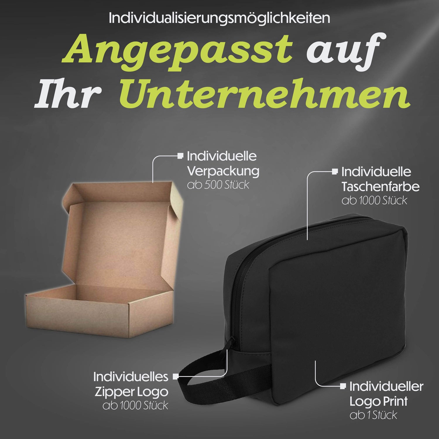Personalisierbare Wasch- & Hygienetasche "FRESH KIT"